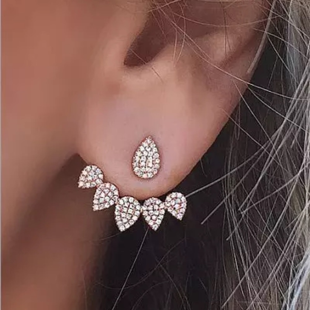 3/$30 NEW! Diamond Hanging Earrings Studs Cute Fashion